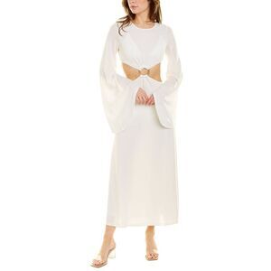 Sonya Womens  Majestic Knit Maxi Dress, White